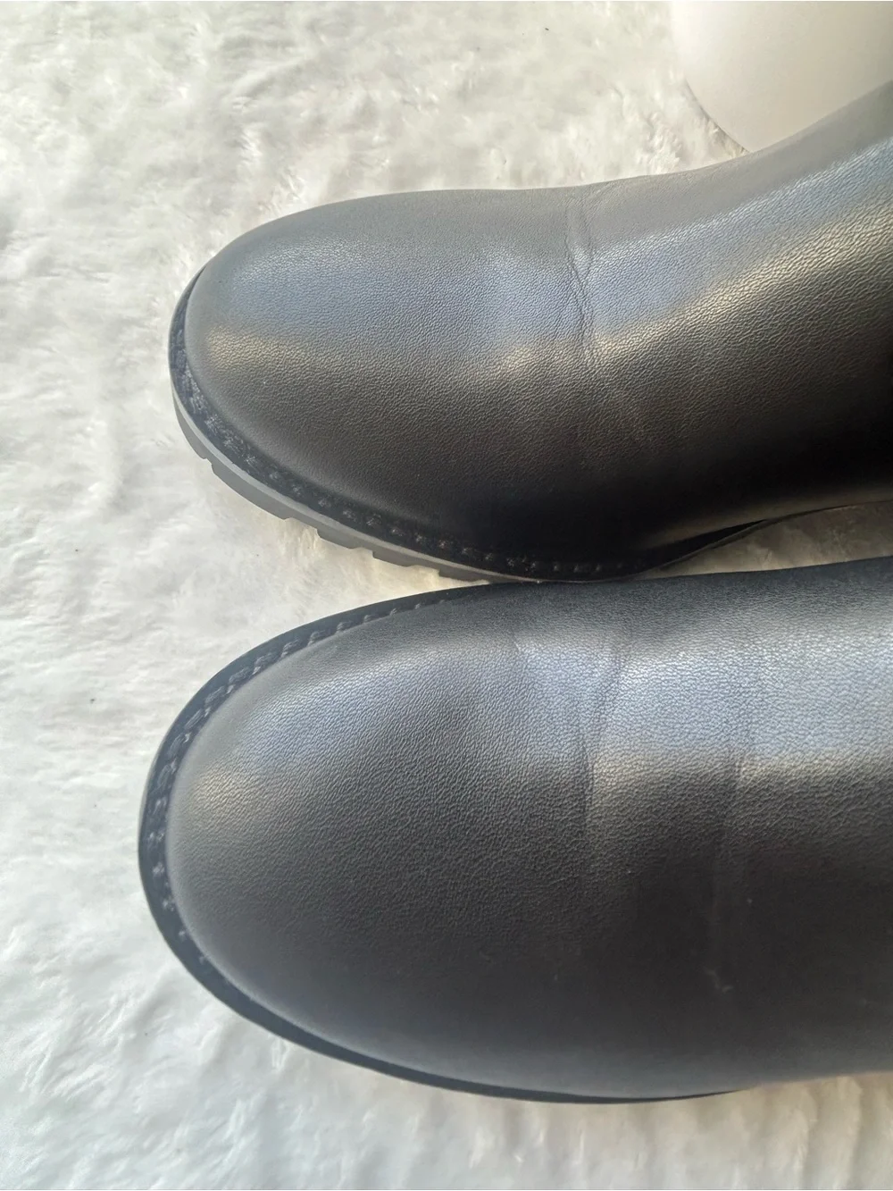 Coach Joy Black Leather Bootie